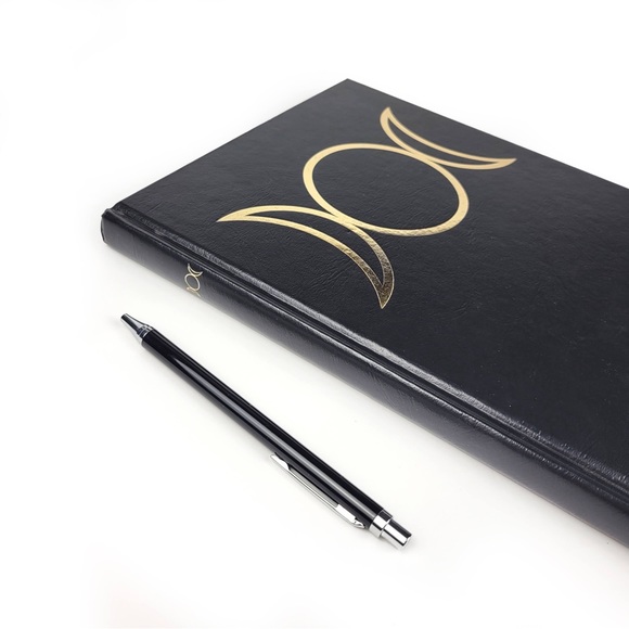 Moon Phase Blank Large Notebook - Picture 4 of 4